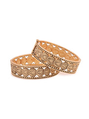 Temple Style Gold Plated Bangles