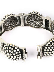 Sphere Stunner - Silver Plated Kada Bracelet