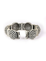 Sphere Stunner - Silver Plated Kada Bracelet