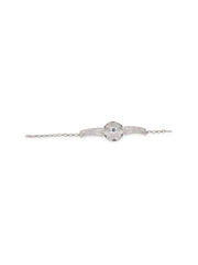 American Diamond Silver Plated Star Bracelet