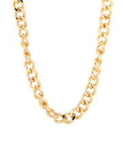 Gold Plated Chain Linked Elegant Necklace