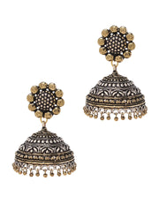 Unveiled Dual Plated Jhumkas