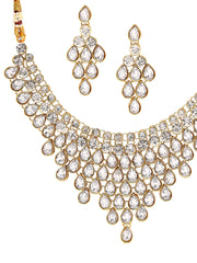 Graceful Grandeur Kundan Necklace Set and Maangtika Ensemble