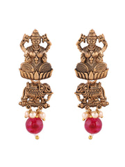 Temple Gold Plated Jewellery Set