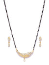 American Diamond Mangalsutra Set With Earrings