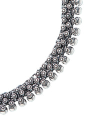 German Silver Oxidised Necklace