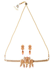 Traditional Gold Plated Laxmi Jewellery Set