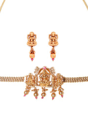 Traditional Gold Plated Laxmi Jewellery Set