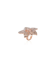 Rose Gold Blooming Flower Ring