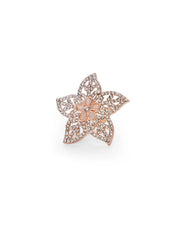 Rose Gold Blooming Flower Ring