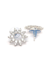 Sterling Silver Sunshine American Diamond Studs