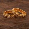 Antique Openable Bangles With Matte Gold Plating