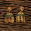 Antique Jhumki With Matte Gold Plating