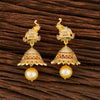 Cz Jhumki With Gold Plating